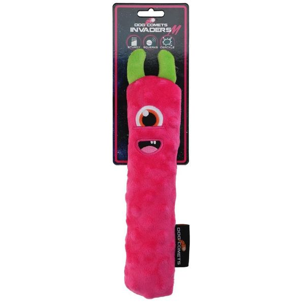 Gioco Per Cani, Peluche, Bastone Da Lancio, Dog Comets Invader Pink M-image