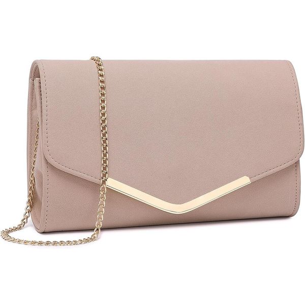 Elegante Borsa Da Donna Con Catena A Tracolla Staccabile, Cerniere Dorate E Alta Qualità - Perfetta Per Ogni Occasione-image