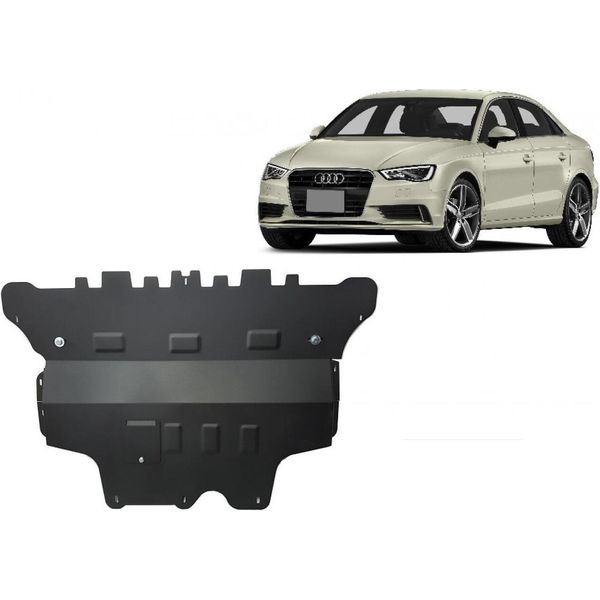 Protezione Antincastro In Acciaio Per Motore Audi A3 (8V) - Cambio Automatico-image