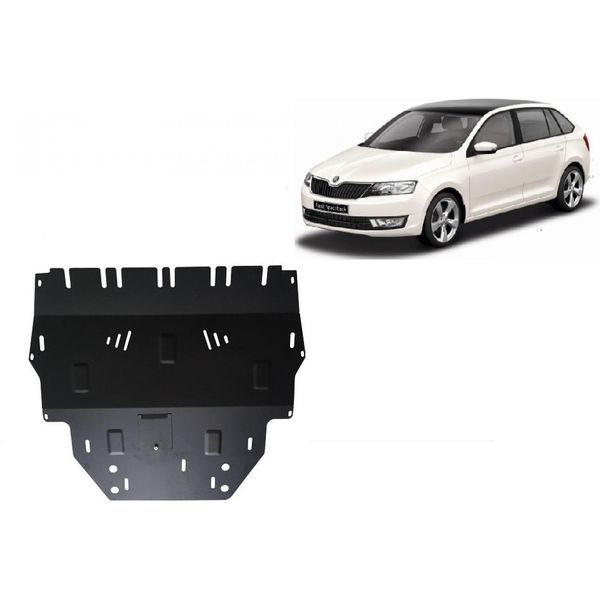 Protezione Antincastro In Acciaio Per Motore Skoda Spaceback-image