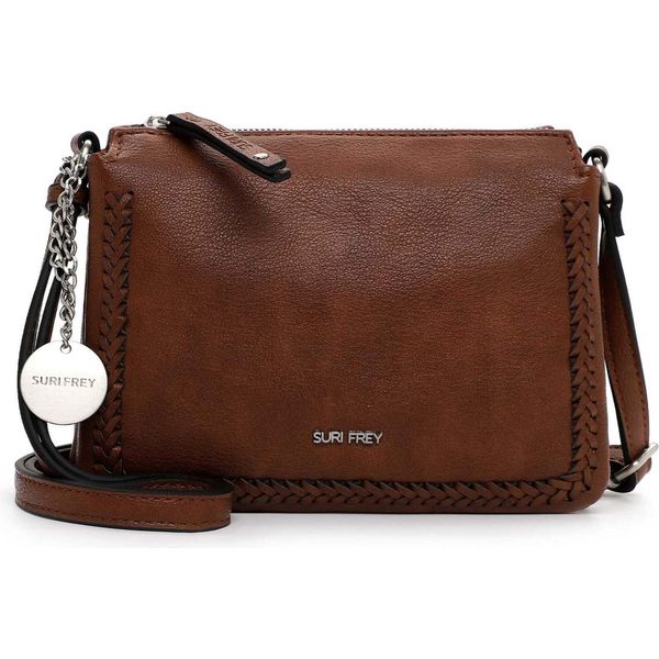 Suri Frey Borsa A Tracolla Borsa A Tracolla Sfy Piggy Handbag With Zipper Cognac Marrone-image