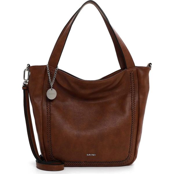 Suri Frey Borsa Shopper Borsa A Tracolla Sfy Piggy Cityshopper Cognac Marrone-image