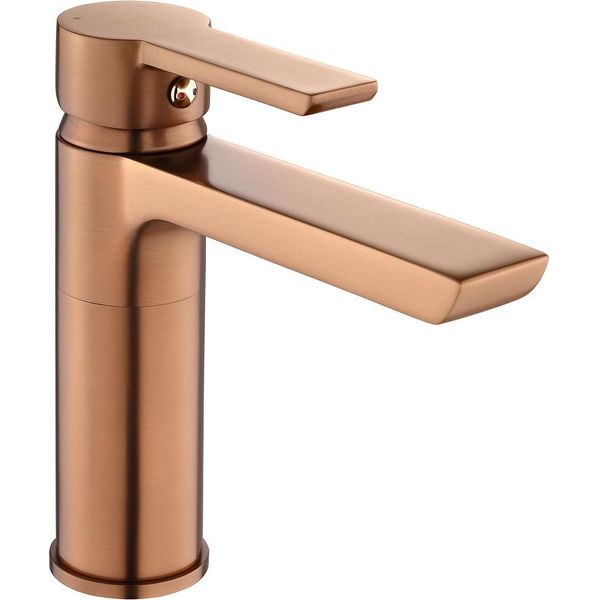 Miscelatore Lavabo Rea Argus Low Brush Copper-image