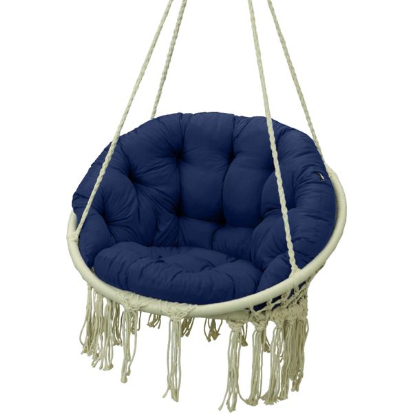Ampo Cuscino Per Altalena Sospesa, Cuscino Per Sedia Sospesa, Altalena In Rattan, Cuscino Per Bozzolo Sospeso-image