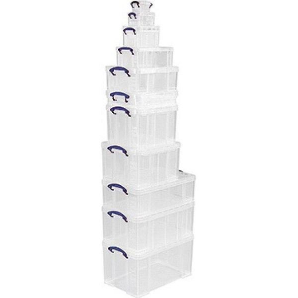 Really Useful Box Aufbewahrungsbox 5 Liter, Transparent-image