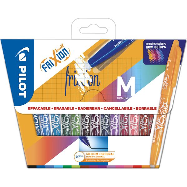 Pilot 551614 Pilot Rollerball Frixion Ball 07, Confezione Da 15 Pezzi-image