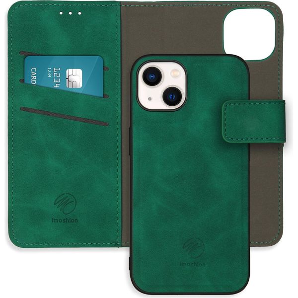 Imoshion Custodia Protettiva Iphone 13 Custodia Protettiva A Libro Custodia Per Iphone 13 - Verde Scuro-image