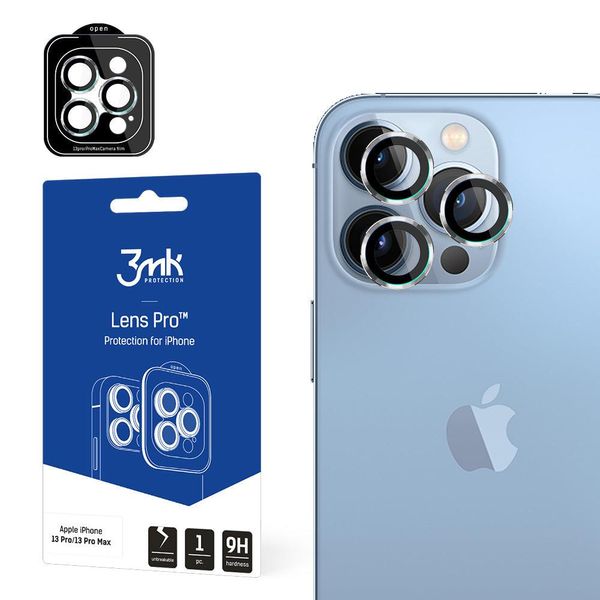 Apple Iphone 13 Pro/13 Pro Max - Protezione Lente 3Mk Pro Argento-image