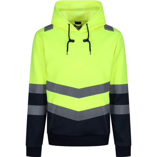 Regatta Professional - Felpa Con Cappuccio Ad Alta Visibilità Da Uomo RG6395 (3XL) (Giallo)-image