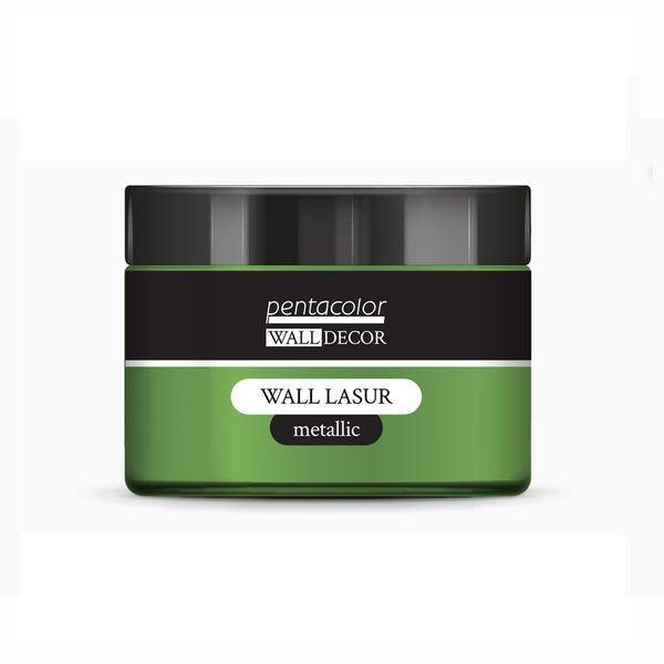 Pentart Smalto Per Pareti, Metallizzato, 150 Ml, Verde-Oro-image