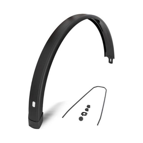 Parafango Posteriore Eurofender Ef Tempo Quadrato 28 Pollici 72 Mm Nero-image