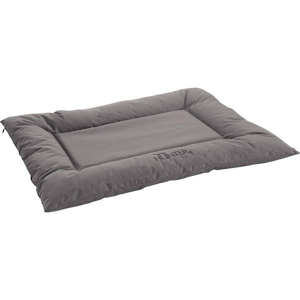 Cuccia Per Cani Hunter Gent Antibacterial 80X60 Cm Grigio, Idrorepellente E Antisporco-image