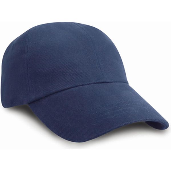Result Headwear RC024J | Berretto / Cappello Junior In Cotone Spazzolato Pesante - Colore: Navy - Taglia: Unica-image