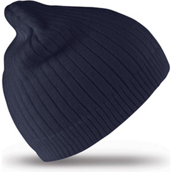 Result Winter Essentials RC074X | Cappello Invernale In Cotone A Doppia Maglia - Colore: Navy - Taglia: Unica-image