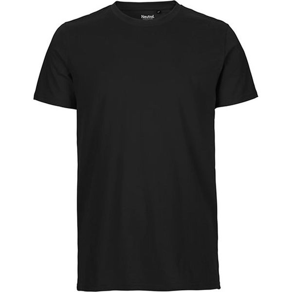 Neutral O61001 | Maglietta Uomo Aderente + Gots - Colore: Nero - Taglia: S-image