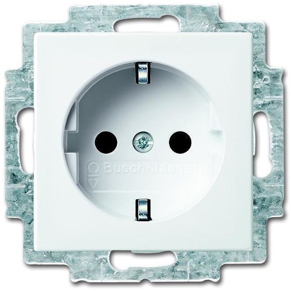 BUSCH-JAEGER Steckdose 1F Aws Glz Busch-Balance Si Up M.Bs-image
