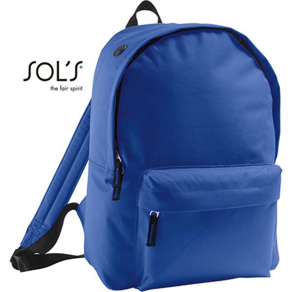 Sols Bags 70100 | Zaino Rider Backpack | 14 X 28 X 40 Cm - Colore: Royal Blue - Dimensioni: 14 X 28 X 40 Cm-image