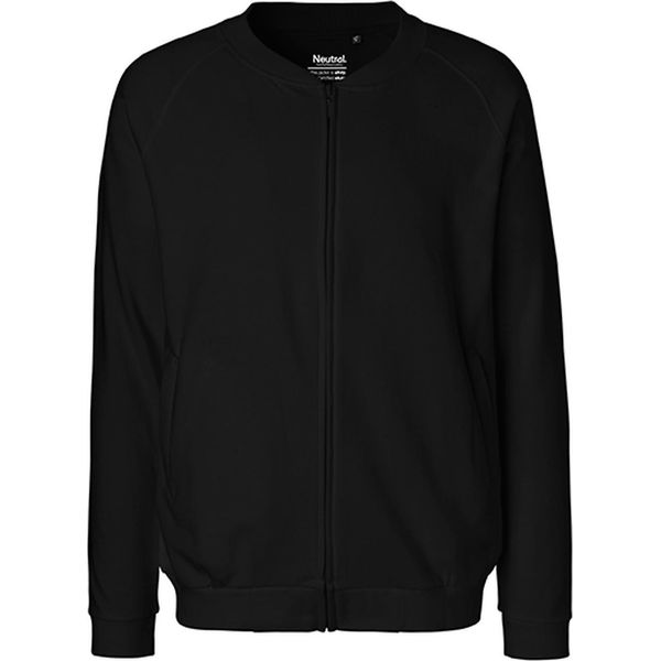 Neutral O73501 | Giacca Da Uomo Con Zip / 100% Cotone Equosolidale - Colore: Nero - Taglia: 3XL-image