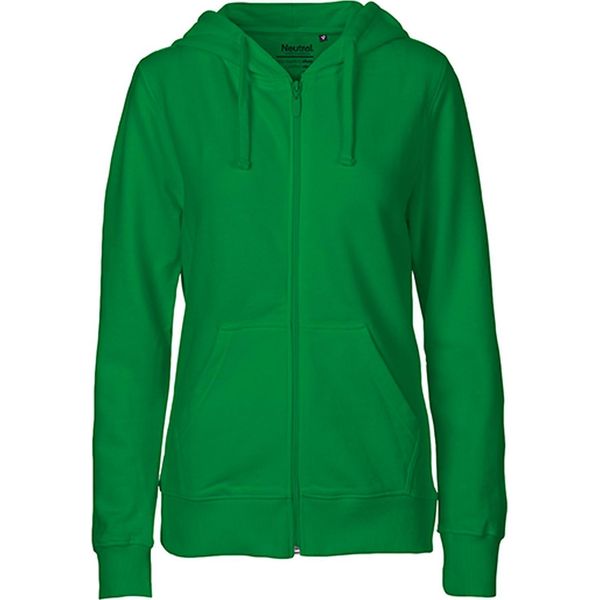 Neutral O83301 | Felpa Con Cappuccio E Zip Da Donna - Colore: Verde - Taglia: S-image