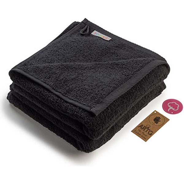 A&R 003.50 | Asciugamano Moda / 50 X 100 Cm - Colore: Nero - Dimensioni: 50 X 100 Cm-image