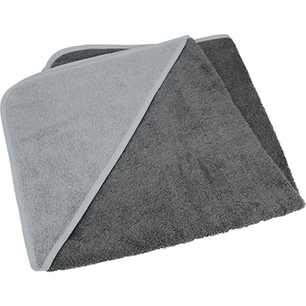 A&R 032.50 | Asciugamano Con Cappuccio Per Bambini / 75 X 75 Cm - Farbe: Grafite/Grigio Antracite/Grigio Antracite - GrößE: 75 X 75 Cm-image