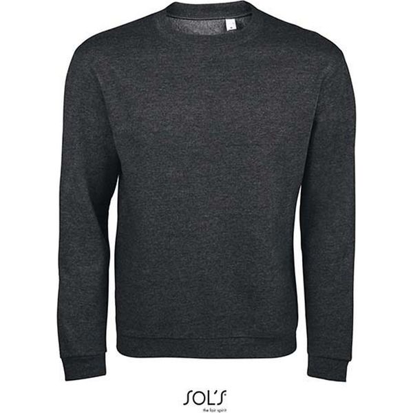 Sols 01168 | Felpa Da Uomo Spider 50% Cotone / 50% Poliestere - Colore: Charcoal Melange - Taglia: 3XL-image