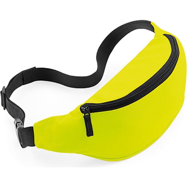Bagbase BG42 | Bauchtasche / Borsa Da Cintura / 38 X 14 X 8 Cm - Colore: Giallo Fluorescente - Dimensioni: 38 X 14 X 8 Cm-image