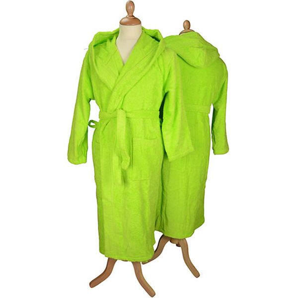 A&R 026.50 | Accappatoio Da Uomo Con Cappuccio Accappatoio Con Cappuccio - Colore: Verde Lime - Taglia: Xs-image