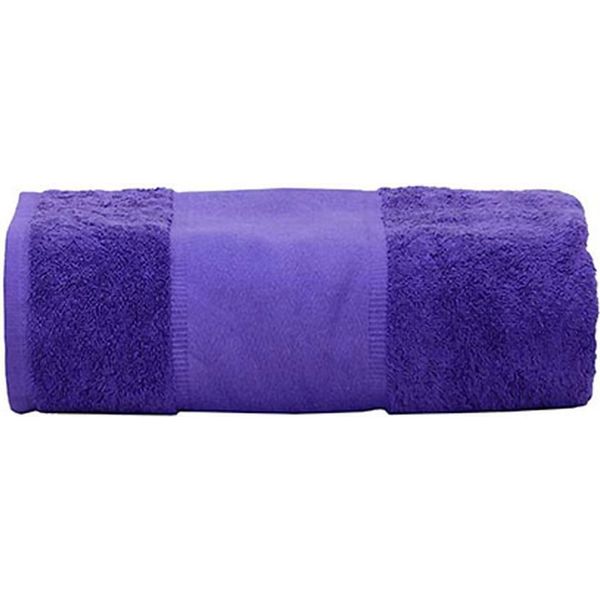 A&R AR077 | Print-Me® Big Towel - Asciugamano Da Bagno - 100 X 210 Cm - Colore: Viola - Dimensioni: 100 X 210 Cm-image