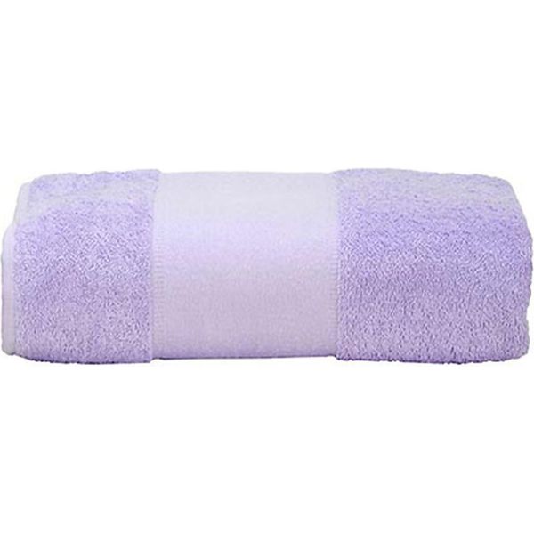 A&R AR077 | Print-Me® Big Towel - Asciugamano Da Bagno - 100 X 210 Cm - Colore: Viola Chiaro - Dimensioni: 100 X 210 Cm-image