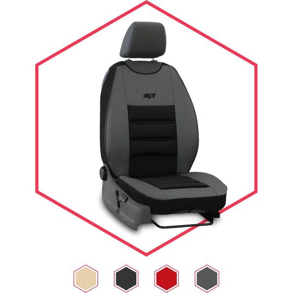 Coprisedile Per Auto Coprisedile Universale Per Alfa Romeo Grigio Tappetino Impermeabile Per Sedili-image