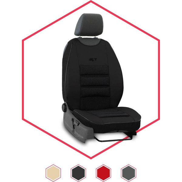 Coprisedile Auto Cuscino Universale Per Iveco Tappetino Nero Impermeabile Per Sedili-image