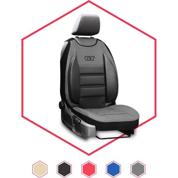 Coprisedili Auto Coprisedili Universali Tappetino Per Fiat Freemont Grigio-image