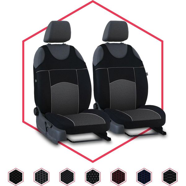 Coprisedili Auto Coprisedili Universali Per Hyundai I20 I Grigio Set Anteriore-image