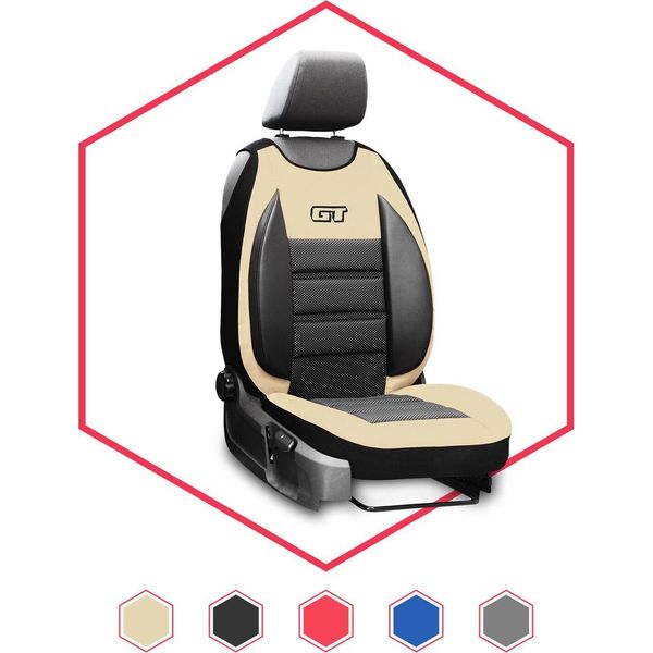 Coprisedili Coprisedile Universale Cuscino Per Ford Tourneo Courier Beige-image