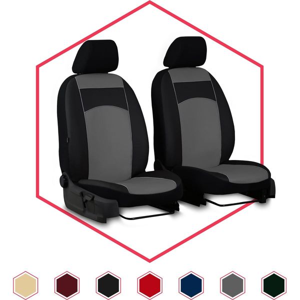 Coprisedili Auto Coprisedili Universali Per Fiat Ducato I Grigio 1+1 Bus-image