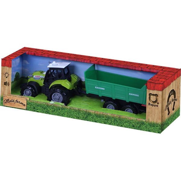 Trattore Rappa Con Suono E Luce Con Rivestimento Verde-image