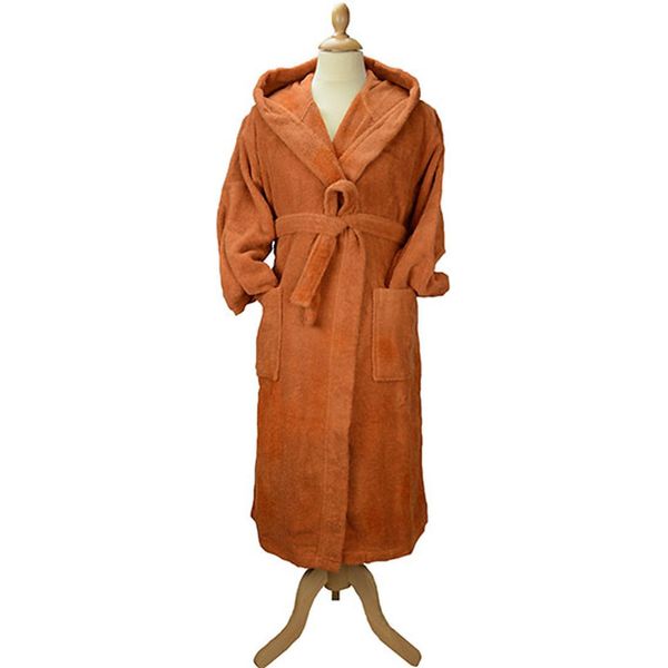 A&R 026.50 | Accappatoio Da Uomo Con Cappuccio Accappatoio Con Cappuccio - Colore: Terra - Taglia: Xxl-image