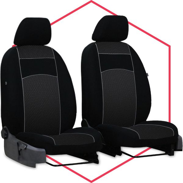 Coprisedili Auto Coprisedili Universali Per Renault Megane I Autovettura 1+1 Anteriore Nero-image