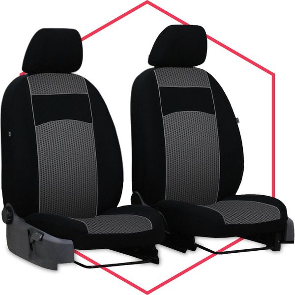 Coprisedili Auto Coprisedili Universali Per Kia Picanto I Passeggero Auto 1+1 Anteriore Grigio-image