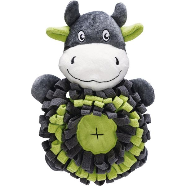 Beeztees Hide And Seek Mucca - Giocattolo Per Cani - Peluche - 32X21,5X9 Cm-image
