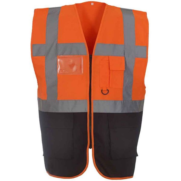 Yoko - Gilet "Executive"" Per Uomo/Donna Unisex PC5507 (Xxl) (Arancione/Blu Scuro)"-image