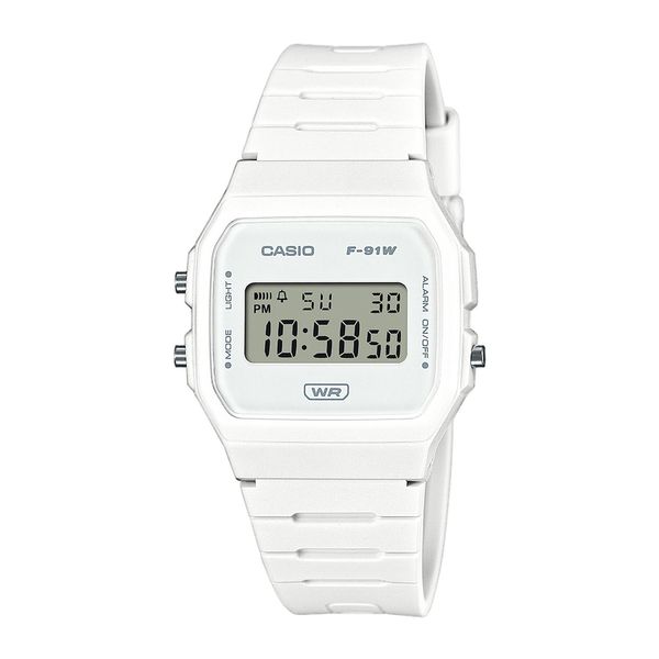 Casio Timeless Collection Uomo F-91WB-7AEF Orologio Unisex Con Allarme-image