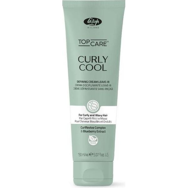 Lisap Top Care Curly Cool Elasticizing Defining Cream Leave-In 150Ml-image