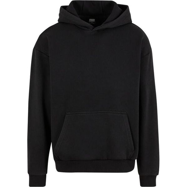 Urban Classics Hoodie Felpa Con Cappuccio Vintage Pesante Da Uomo Nero 3XL-image