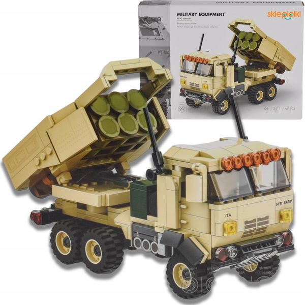 Lolex | Himars Giocattolo Da Costruzione - 457 Pezzi - 11,2 X 20,4 X 8,6 Cm - Giocattoli Militari - Modellismo-image