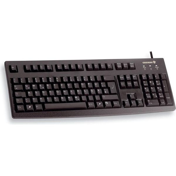 Cherry G83-6105 LUNRD-2 Schwarz Usb - Layout Deutsch/Kryillisch (G83-6105LUNRD-2)-image