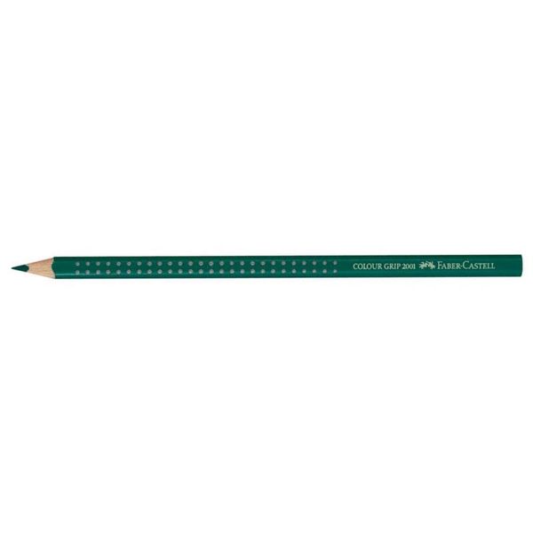 Faber-Castell 112458 Matita Colorata Colour Grip - Verde Cobalto Intenso-image