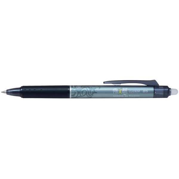 Pilot BLRT-FR5-B Rollerball Frixion Clicker - 0,3 Mm, Nero, Cancellabile-image