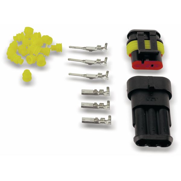 Set Di Connettori Impermeabili, IP65, A 3 Pin-image